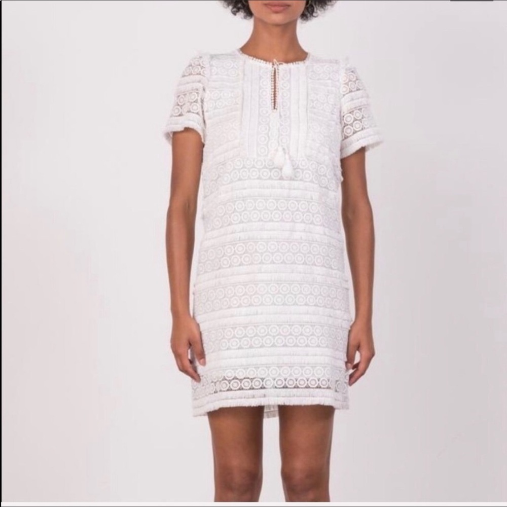 Margaret O’Leary | lace front sheath dress